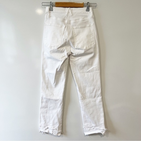 Good American Good Straight White Jeans - Picture 6 of 12